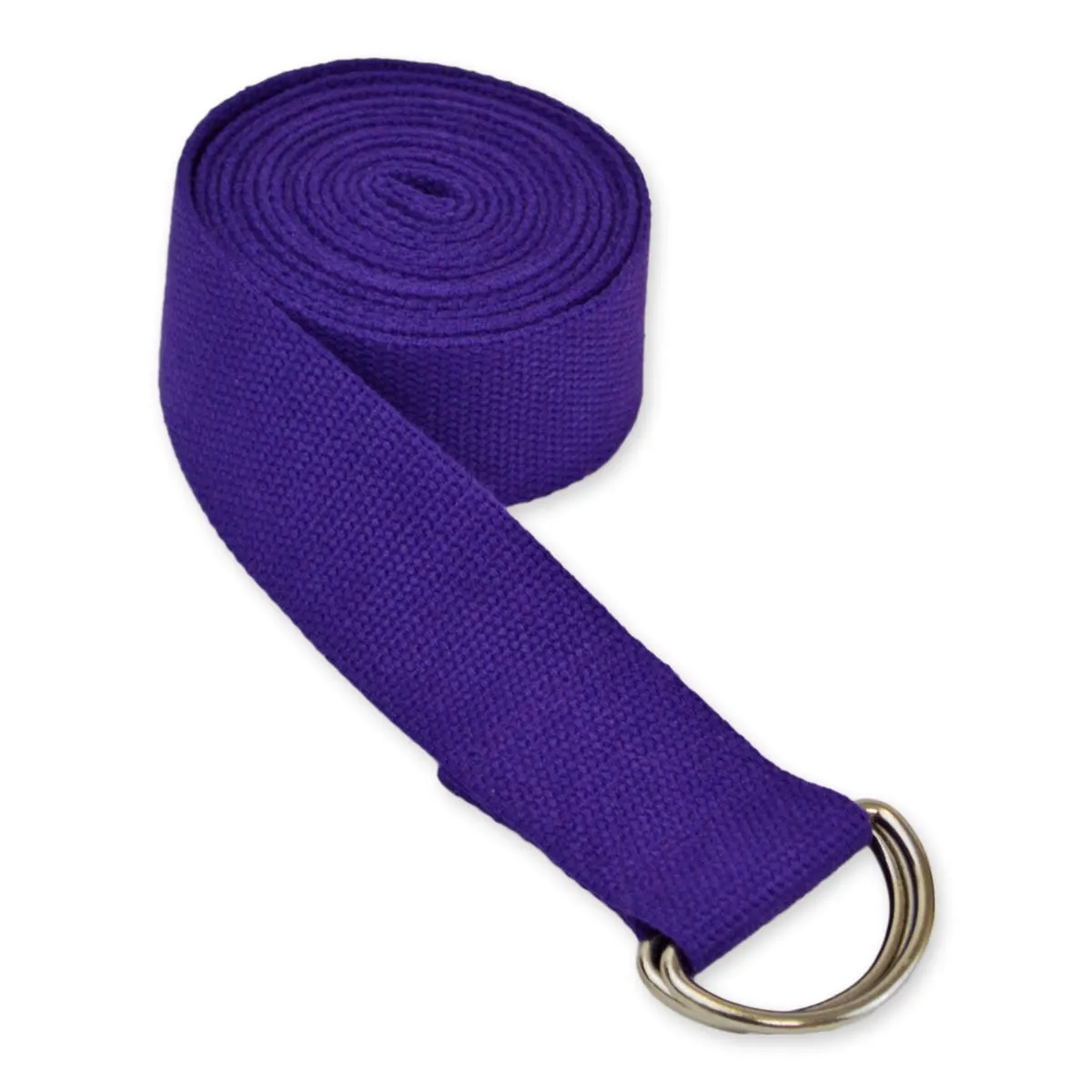 8' D-Ring Buckle Cotton Yoga Strap