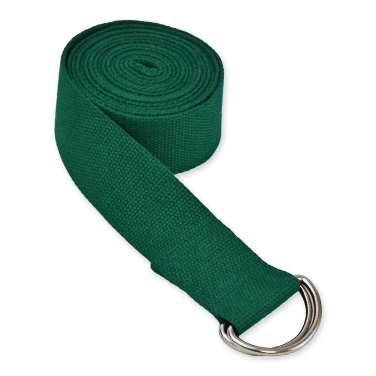8' D-Ring Buckle Cotton Yoga Strap
