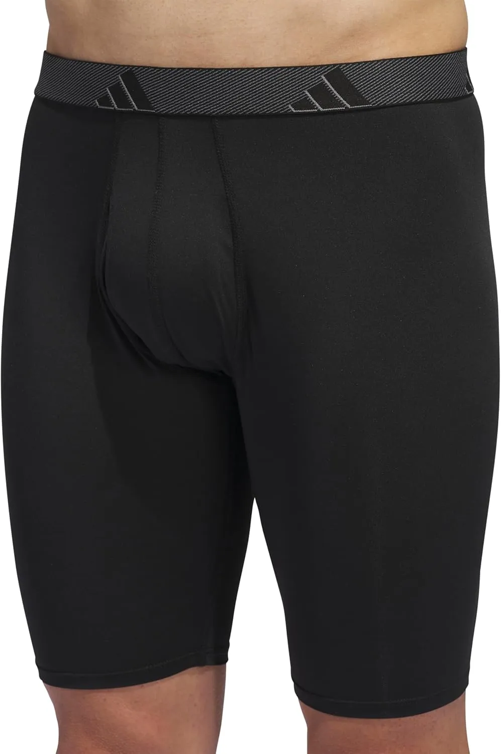adidas Men's Performance 3-Pack Long Boxer Brief, Underwear Boxer Briefs - 3-Pack Long Men's Underwear Pack