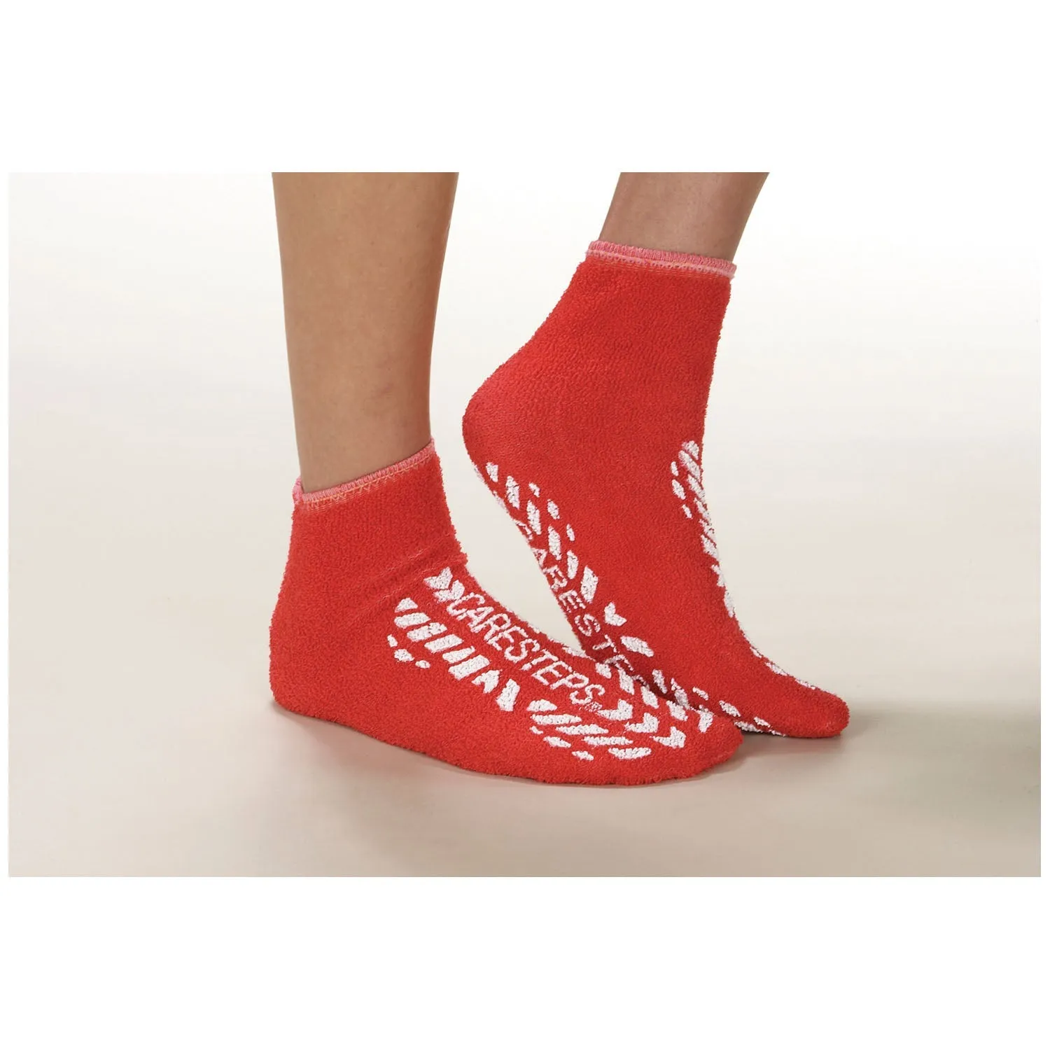 Alba Care-Steps High-Risk Slippers Slipper Risk Dbl-Trdsm Yel 4Dz/Cs