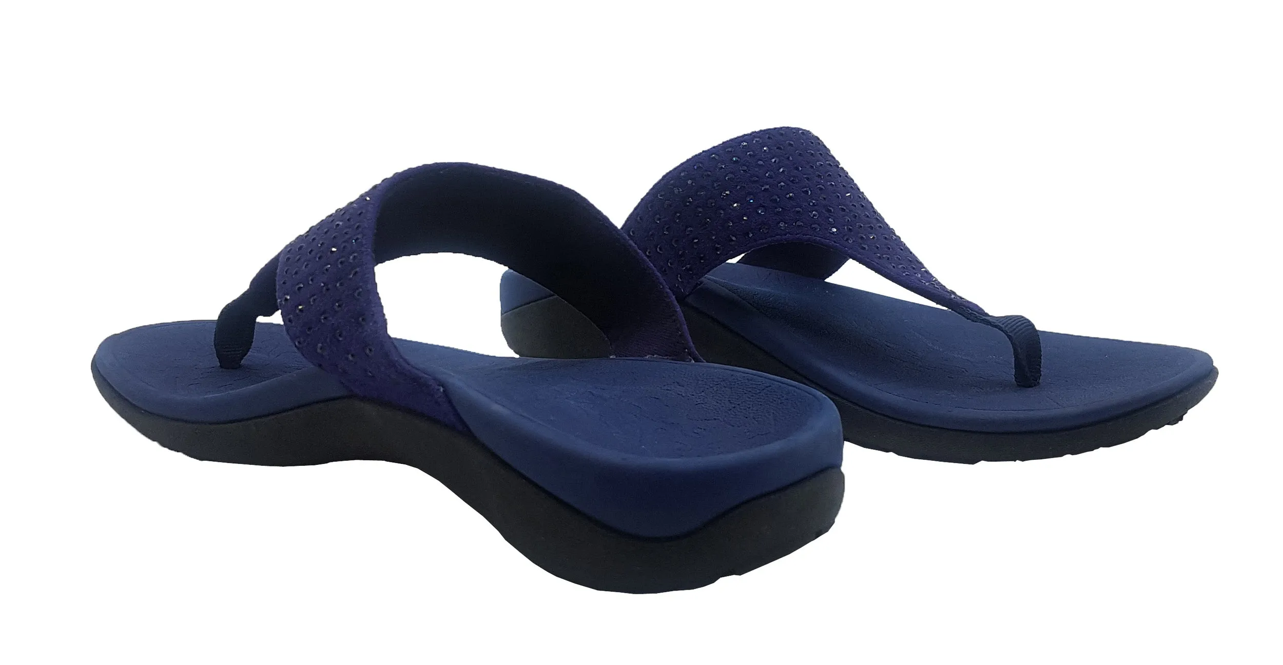 Alexa Orthotic Sandals - Navy
