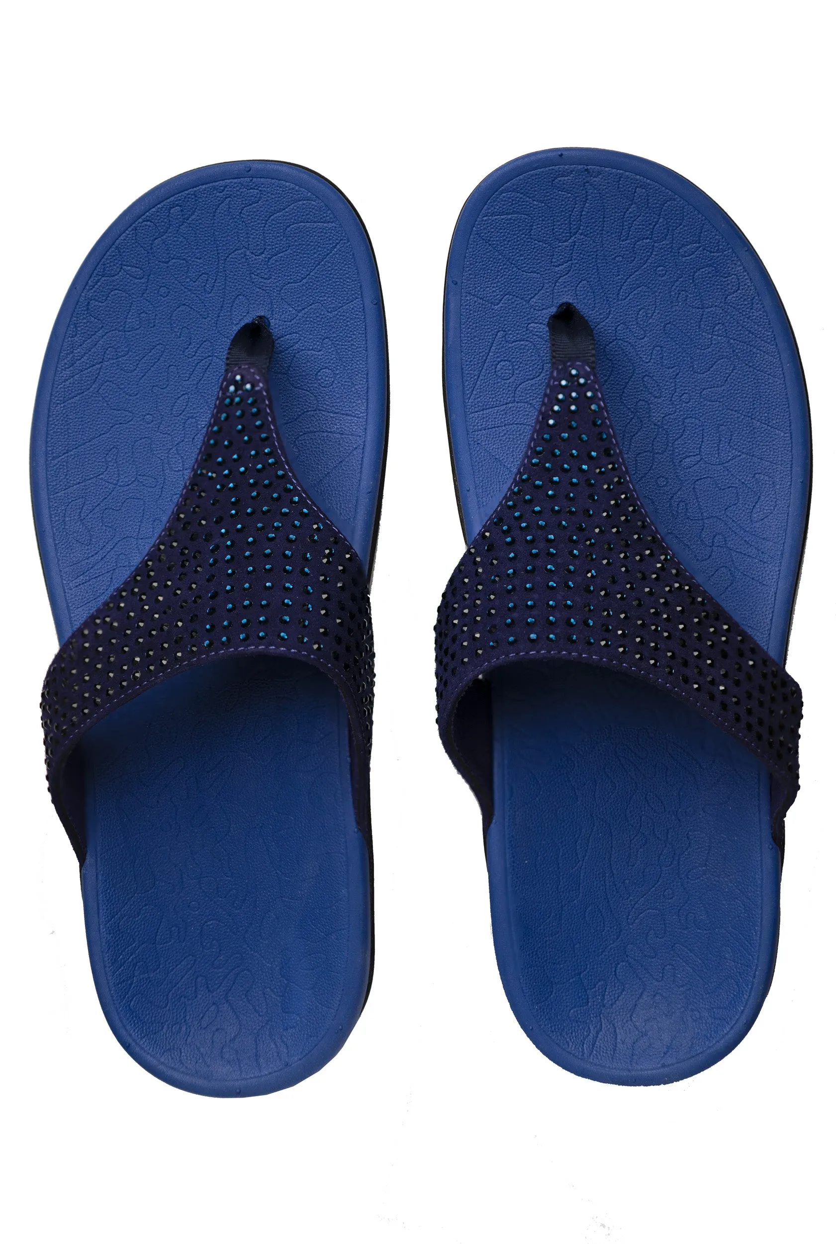Alexa Orthotic Sandals - Navy