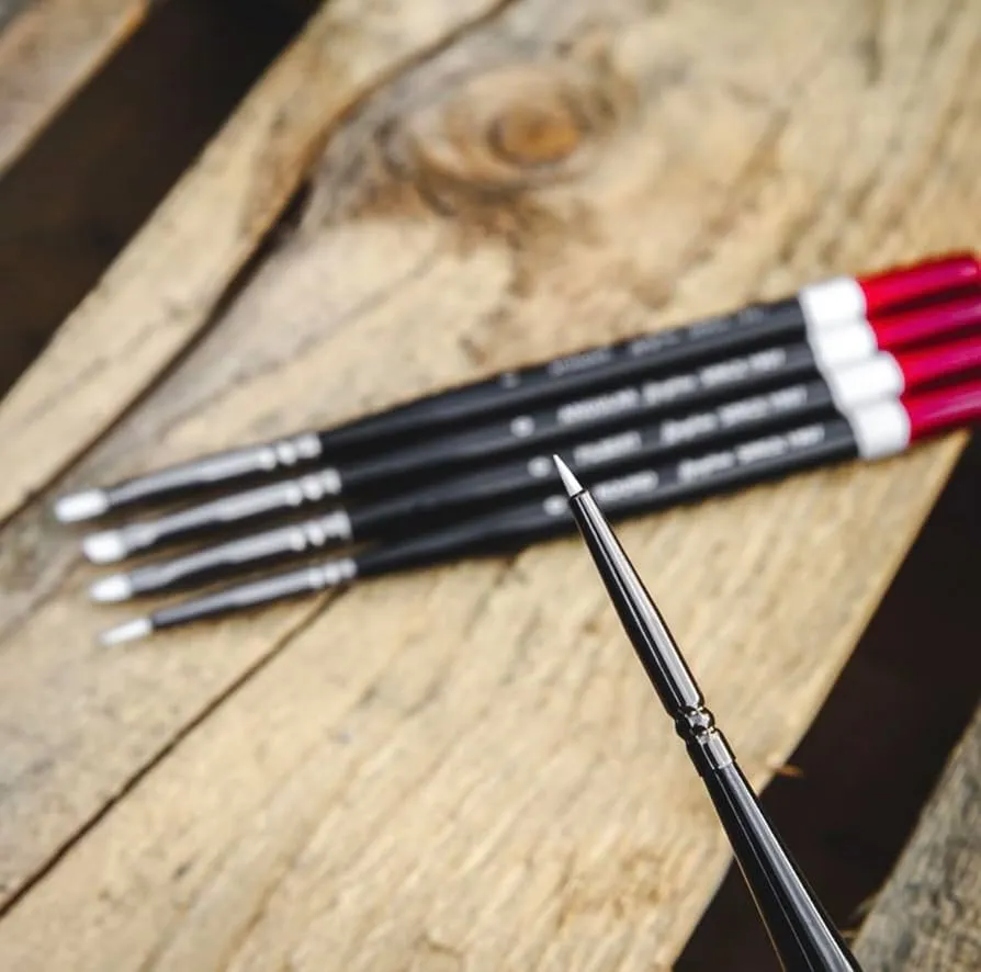 Angelus 5 Piece Micro Detail Paint Brush Set