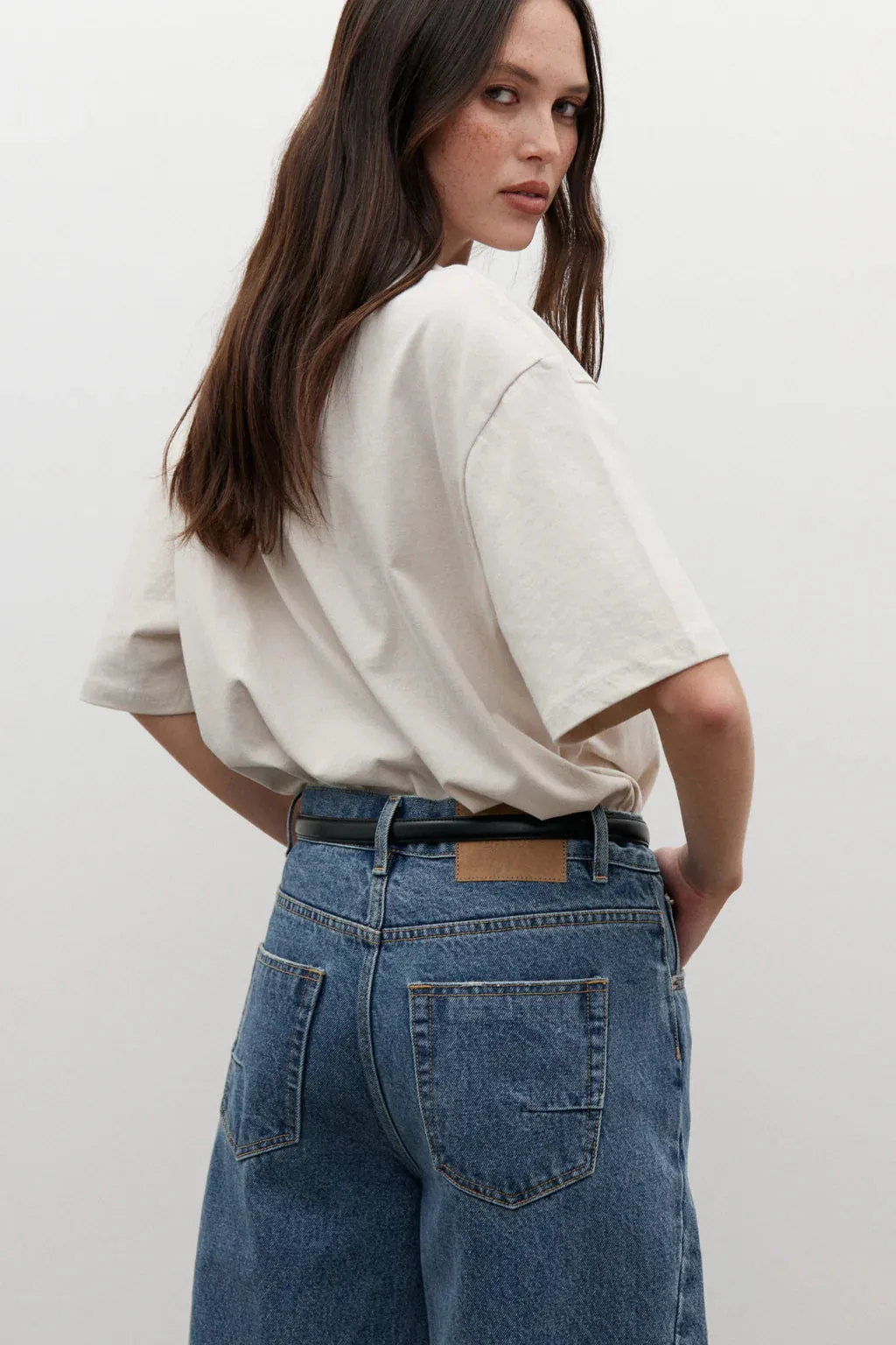 Bayse Brand | Jonas Boyfriend Tee - Oatmeal