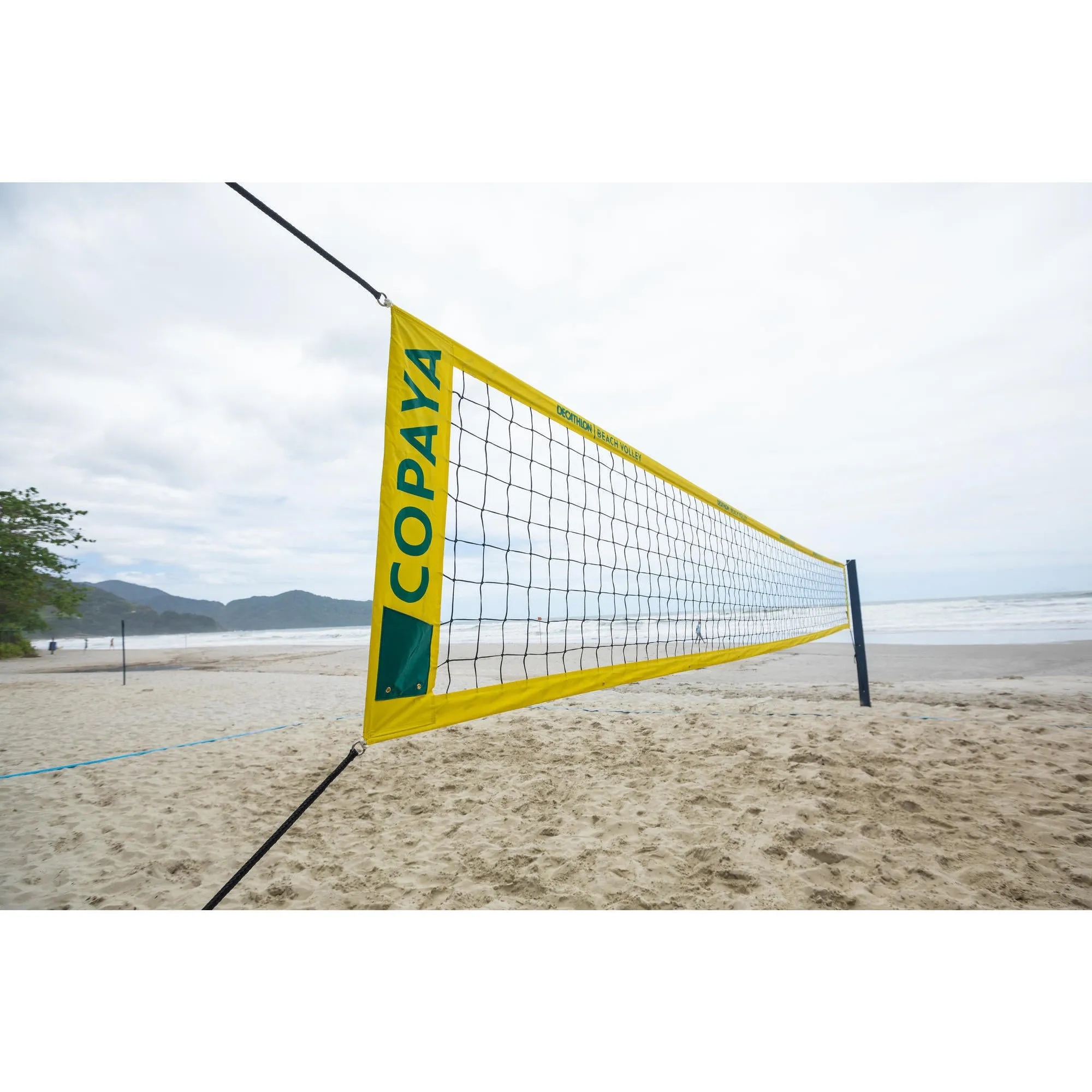 Beach volleyball net BV500 6 m blue COPAYA, Berlin blue/yellow