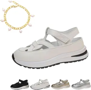Bomre Shoes, Bomre Orthopedic Sandals, Arch Support, Plus Size, Closed Toe Platform Height-Boosting Sandals