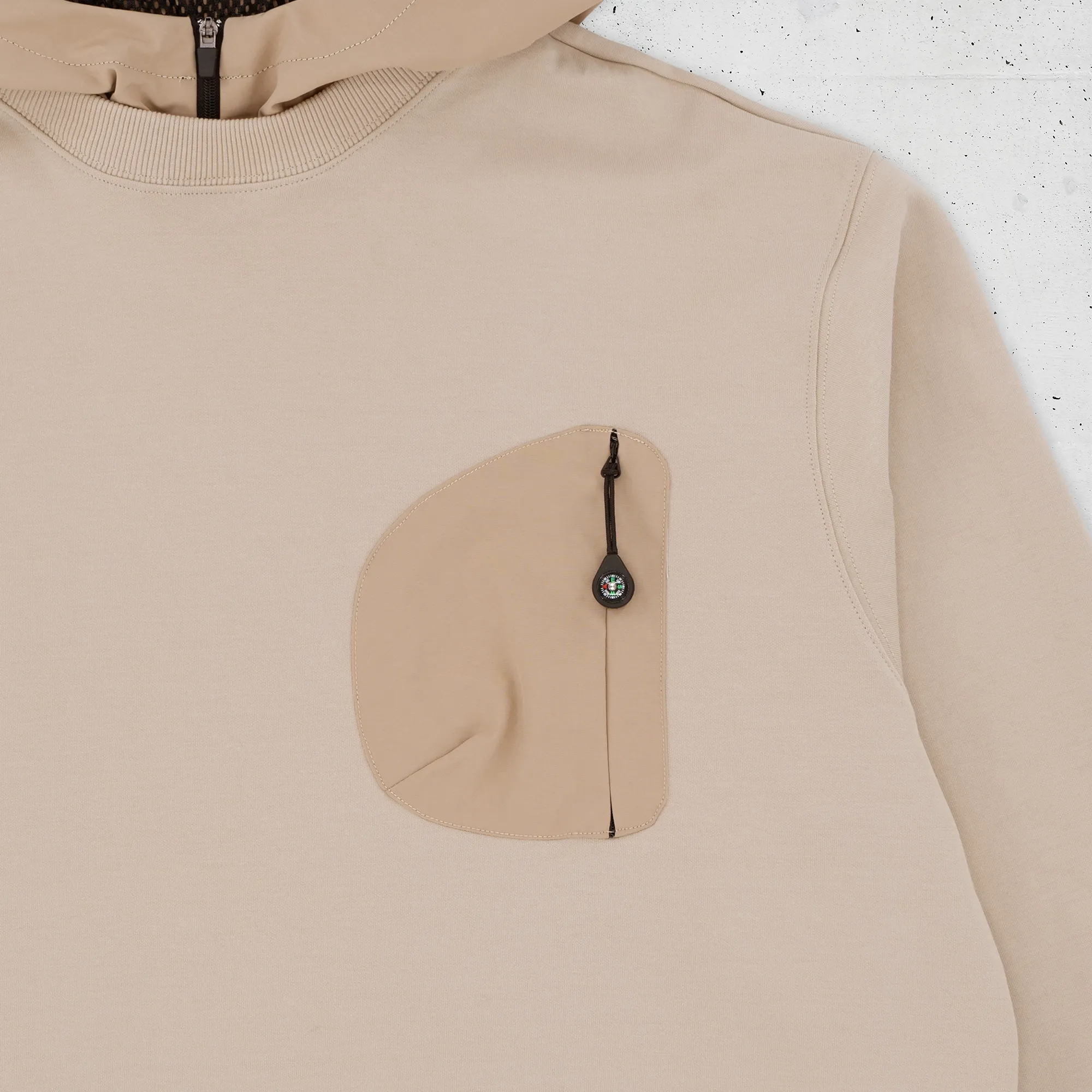 Brand collection 53 - Spliced Hoodie (khaki)