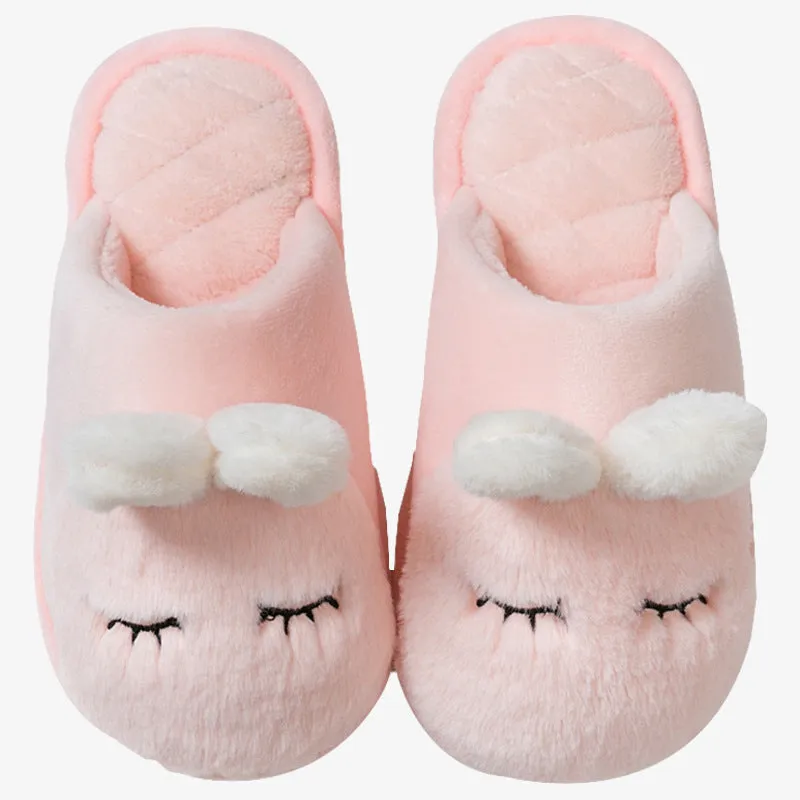 Bunny Rabbit Slippers with Ears for Girls