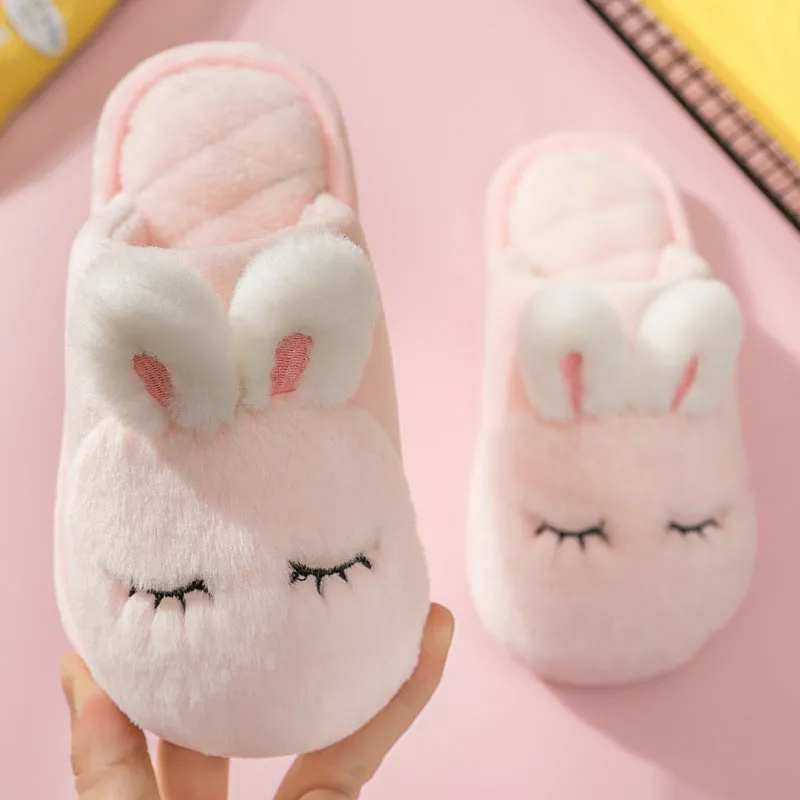 Bunny Rabbit Slippers with Ears for Girls