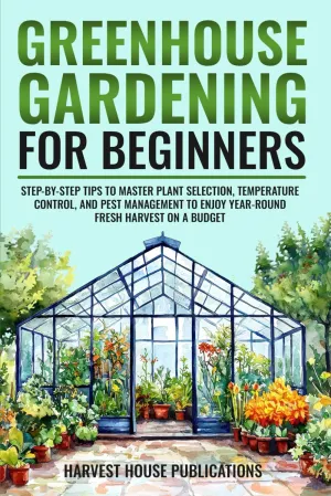 Greenhouse Gardening for Beginners: Step-by-Step Tips to Master Plant Selection, Temperature Control, and Pest Management to Enjoy Year-Round Fresh Harvests on a Budget Paperback  April 10, 2025