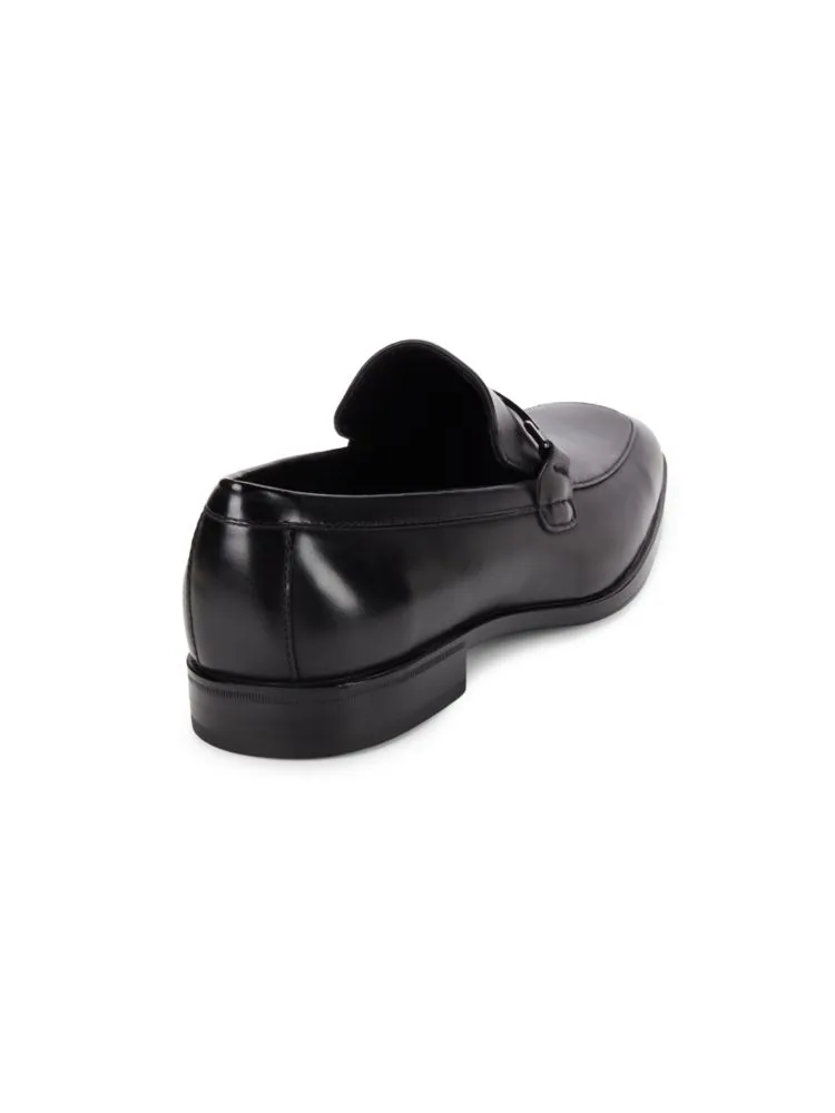 Guess logo loafers, black