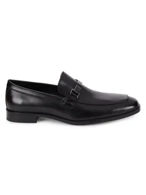 Guess logo loafers, black