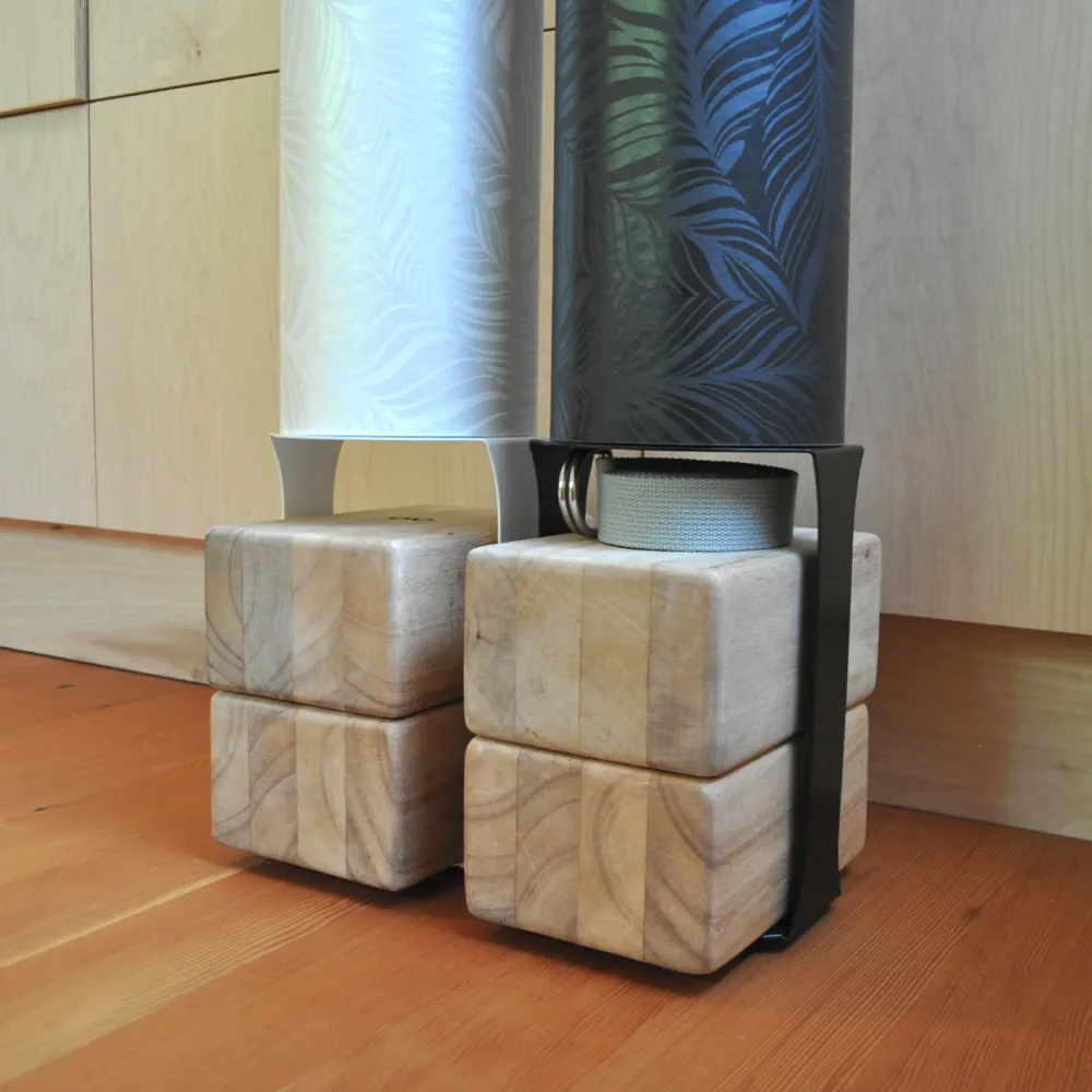 Homi Yoga Block Floor Stand | Black