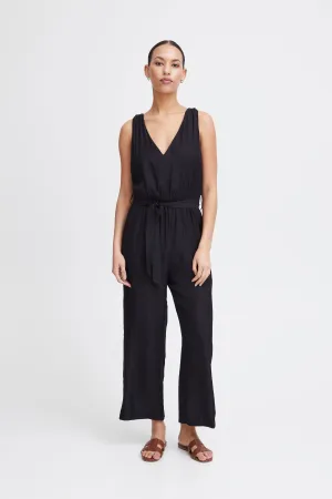 ICHI Tanessa Jumpsuit in Black