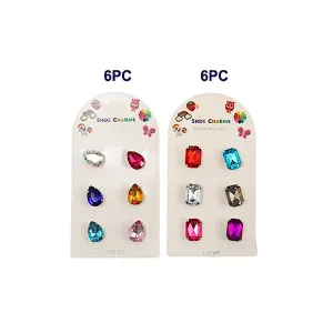 JSC010 - Crystal Teardrop Shoe Charms