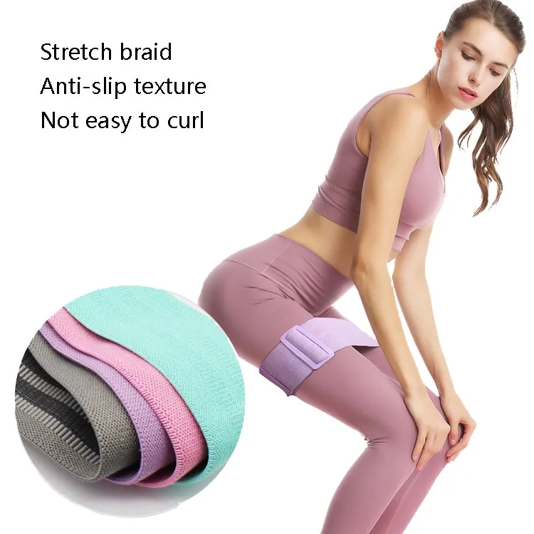 LD-3606 Adjustable Non-Slip Yoga Belt Thickening Tension Belt(Blue)