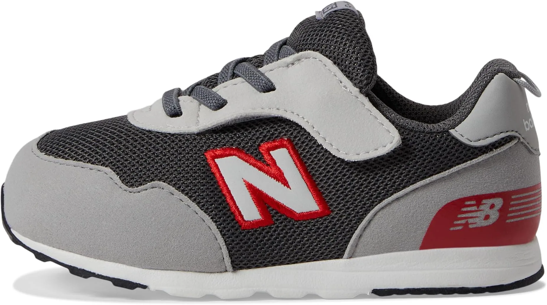 New Balance 515 New-B Hook-and-Loop Sneaker in Castlerock/Raincloud