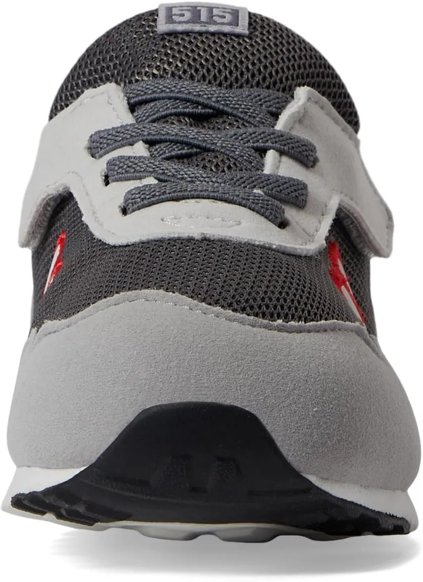 New Balance 515 New-B Hook-and-Loop Sneaker in Castlerock/Raincloud