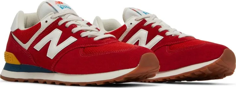 New Balance 574 'Rainbow Pack - Team Red' Sneakers, Red