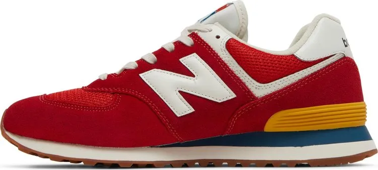 New Balance 574 'Rainbow Pack - Team Red' Sneakers, Red