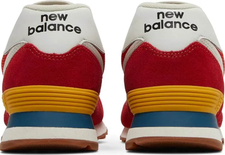 New Balance 574 'Rainbow Pack - Team Red' Sneakers, Red