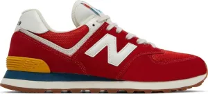 New Balance 574 'Rainbow Pack - Team Red' Sneakers, Red