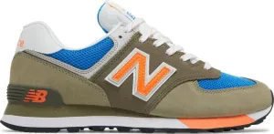 New Balance 574v2 'Grey Orange' sneakers, gray