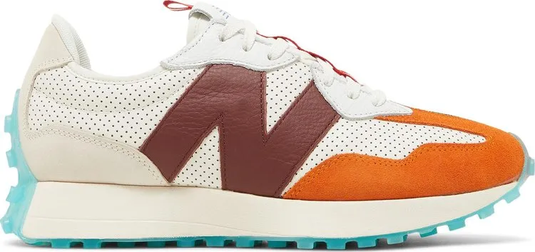 New Balance Dejounte Murray x 327 'Heat Up' Sneakers, Brown