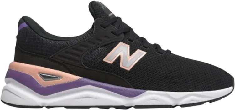 New Balance X-90 'Black Prairie Sunset' sneakers, black