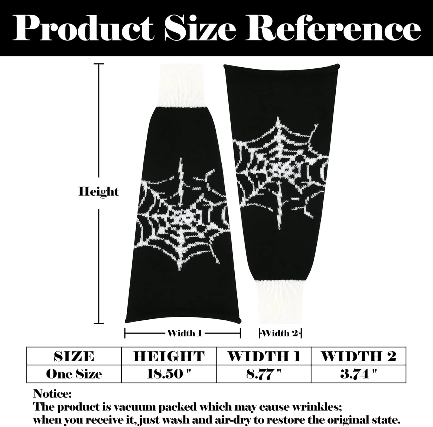 Olreco Kawaii Y2K Harajuku Leg Warmers for Girls & Women - Gyaru, Goth & Lolita Accessories