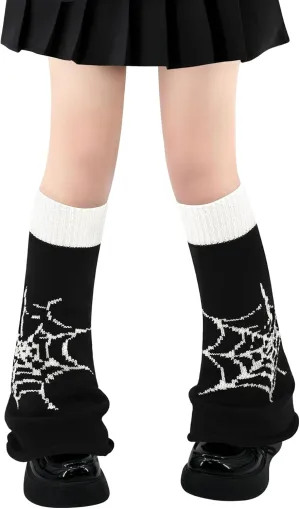 Olreco Kawaii Y2K Harajuku Leg Warmers for Girls & Women - Gyaru, Goth & Lolita Accessories