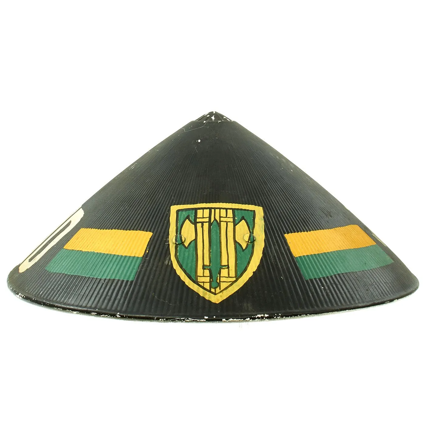 Original U.S. Vietnam War Conical Hat 18th Military Police Brigade Criminal Investigation Detachment