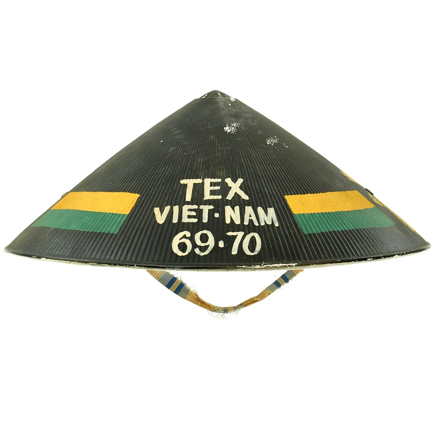 Original U.S. Vietnam War Conical Hat 18th Military Police Brigade Criminal Investigation Detachment
