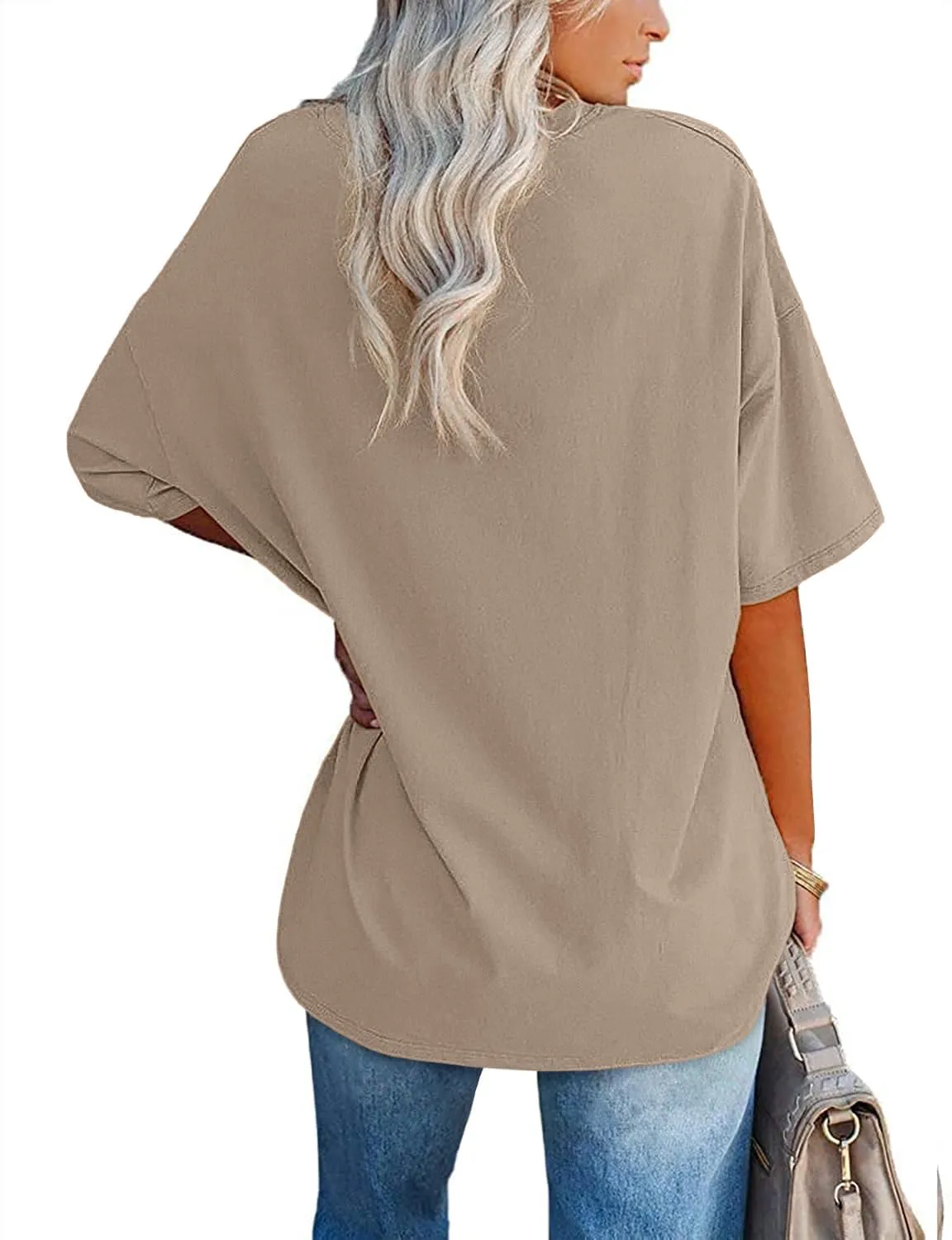 Oversized Tshirts for Women Flower Graphic Tees Short Sleeve Shirts 2025 Summer Casual Loose Fit Beach Tops