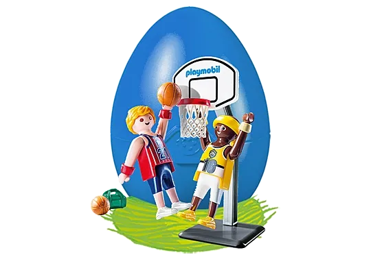 Playmobil One-on-One Basketball Easter Egg