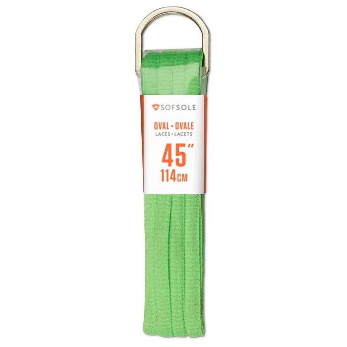 Sof Sole Fluro Green Oval Laces-45''