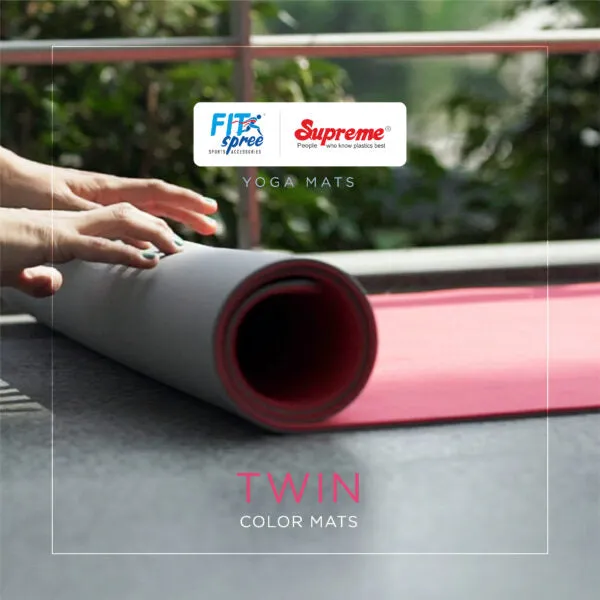 TWIN COLOUR YOGA MAT - 7MM