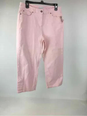 Villager Women Size 10 Pink Capris