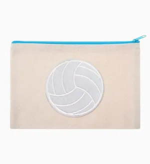 Volleyball Patch Travel/Toiletry/Cosmetic Bag