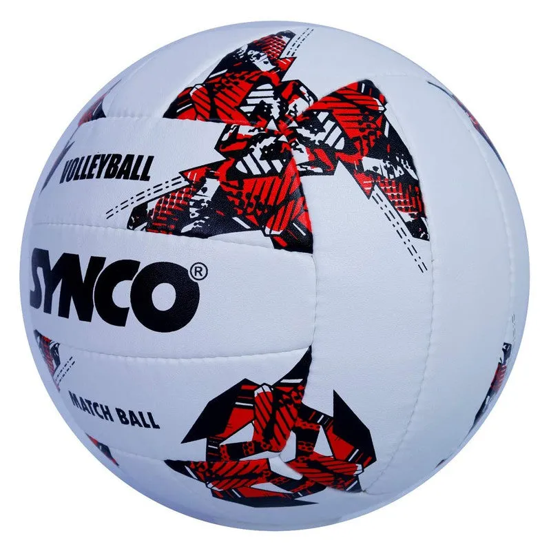 Volleyball-White & Red