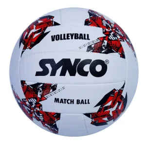 Volleyball-White & Red