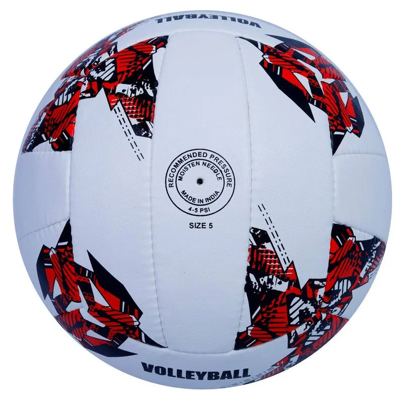 Volleyball-White & Red