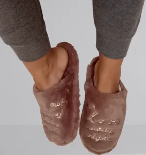 Women Pantoufle slippers - Brown
