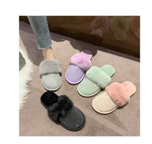 Women's Rhinestone Slippers