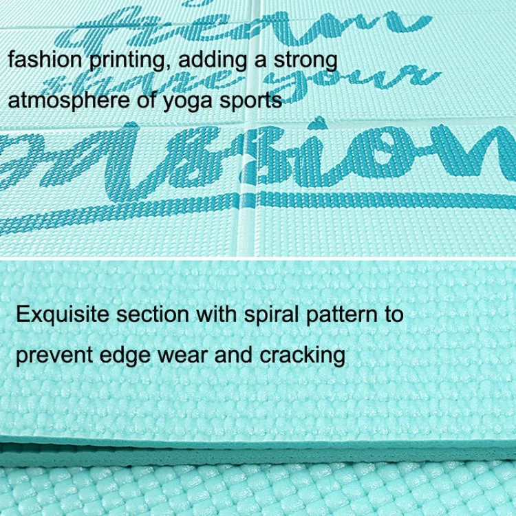 YM15C Portable Travel Thick Fold Yoga Pad Student Nnap Mat, Thickness: 2mm (Gray)