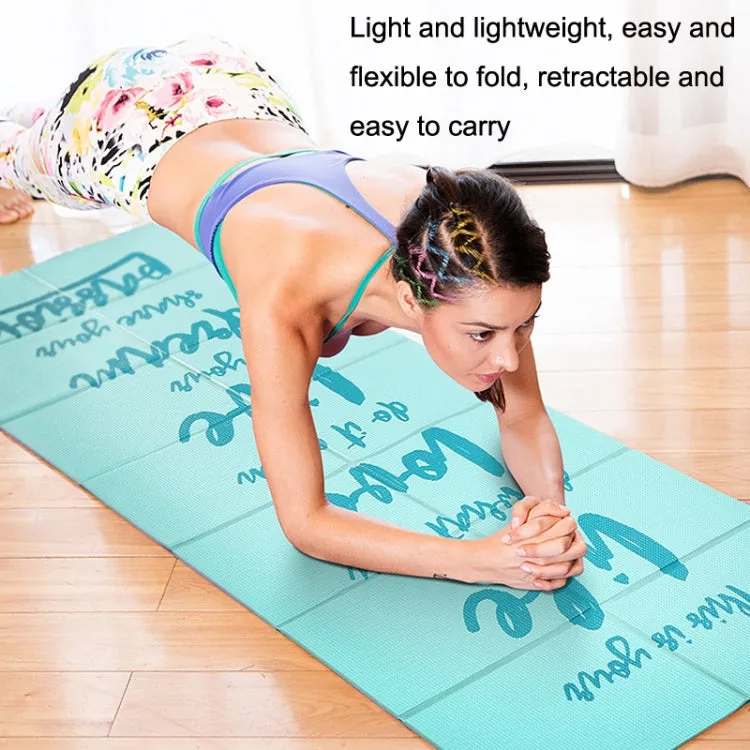 YM15C Portable Travel Thick Fold Yoga Pad Student Nnap Mat, Thickness: 2mm (Gray)