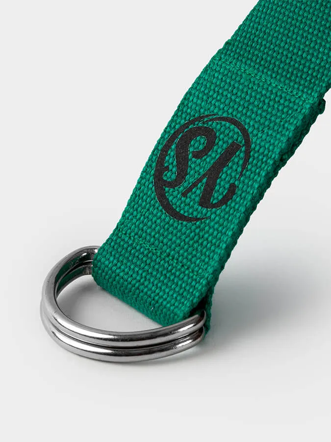 Yoga Studio GOTS Organic Cotton D-Ring 2.5m Yoga Belt Strap