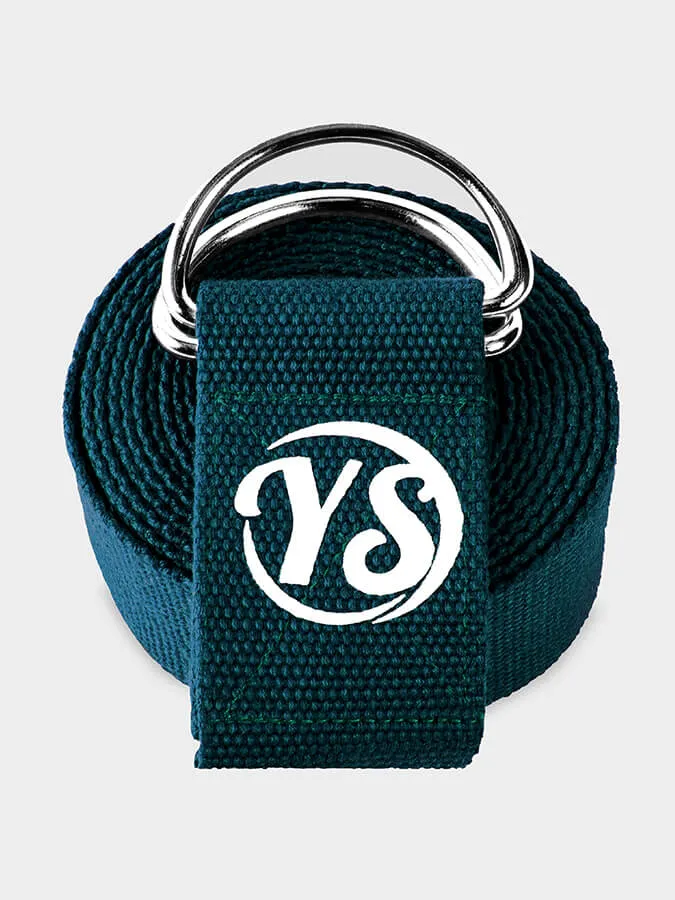 Yoga Studio GOTS Organic Cotton D-Ring 2.5m Yoga Belt Strap