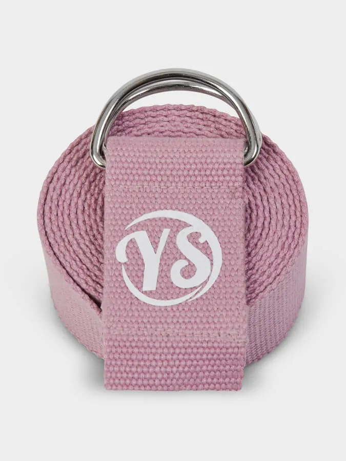 Yoga Studio GOTS Organic Cotton D-Ring 2.5m Yoga Belt Strap