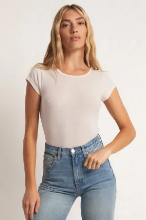 Z SUPPLY - 90S BABY TEE SANDSTONE